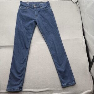 Mugsy Jeans Mens 32x34 (Fits 31/33) Blue Studio Blues Tapered Slim Stretch.